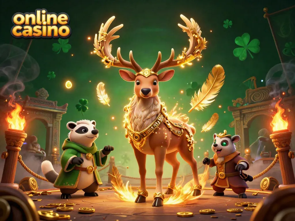Engage with exciting online casino gameplay featuring vibrant characters and mystical elements.