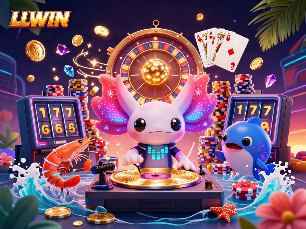 Engage in LLWIN casino fun with vibrant characters and thrilling games at your fingertips.