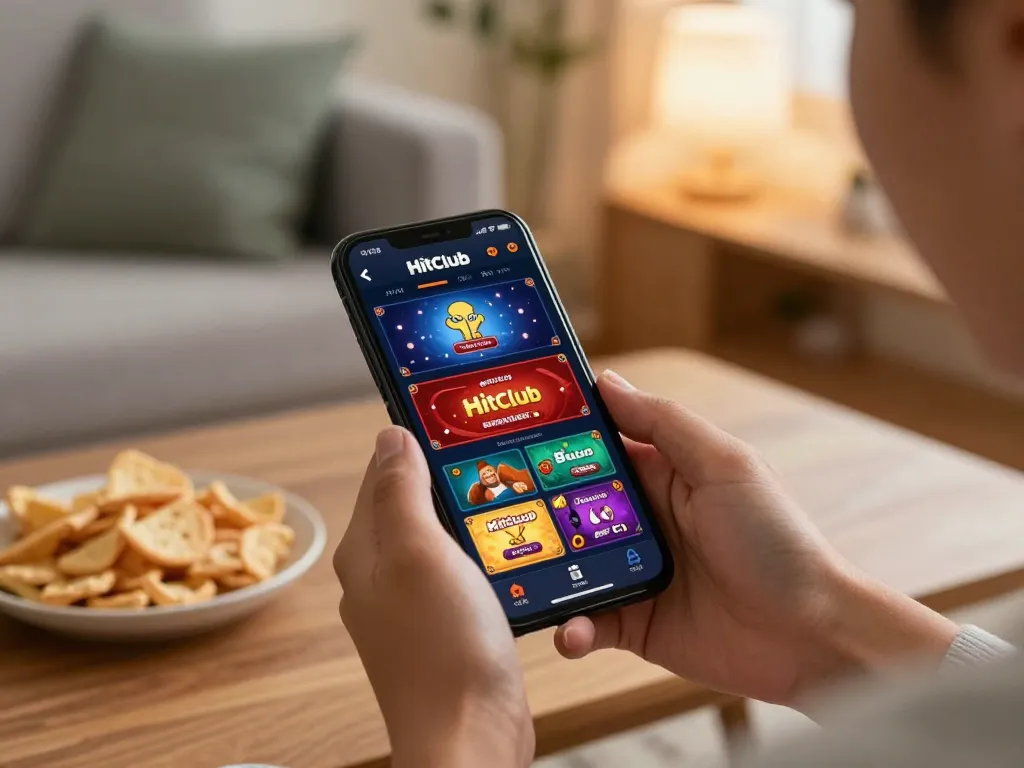 Enjoying games on the Hitclub app in a cozy setting enhances online gambling fun.