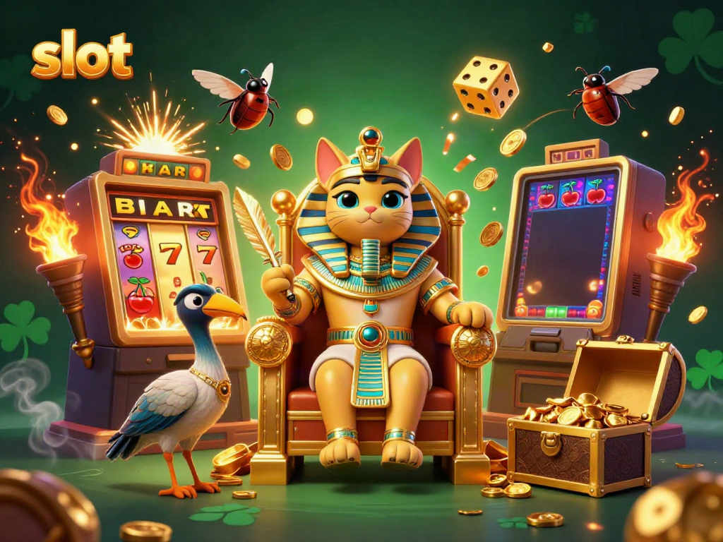 Slot menawarkan pengalaman berjudi yang menarik dengan mesin slot dan simbol keberuntungan.
