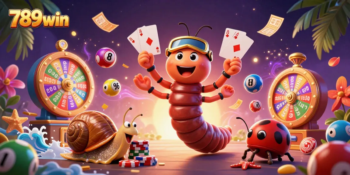 Participate in thrilling games at 789win with a vibrant casino scene and dynamic elements.
