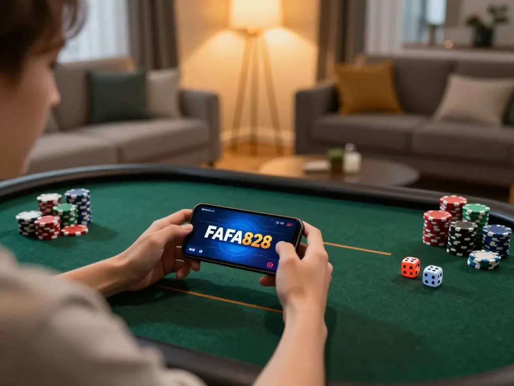 การมีส่วนร่วมกับ FAFA828 บนสมาร์ทโฟนแสดงให้เห็นถึงเกมออนไลน์ในสภาพแวดล้อมที่อบอุ่น