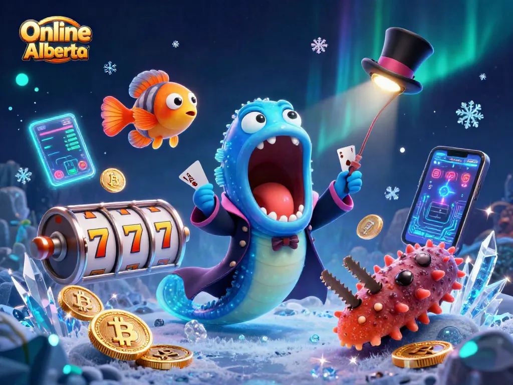 Engage with the most vibrant Online Casino Alberta gaming experience featuring 3D characters and dynamic casino elements.
