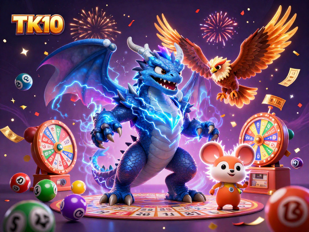 Experience thrilling gameplay at TK10 with dynamic casino elements and electrifying characters.