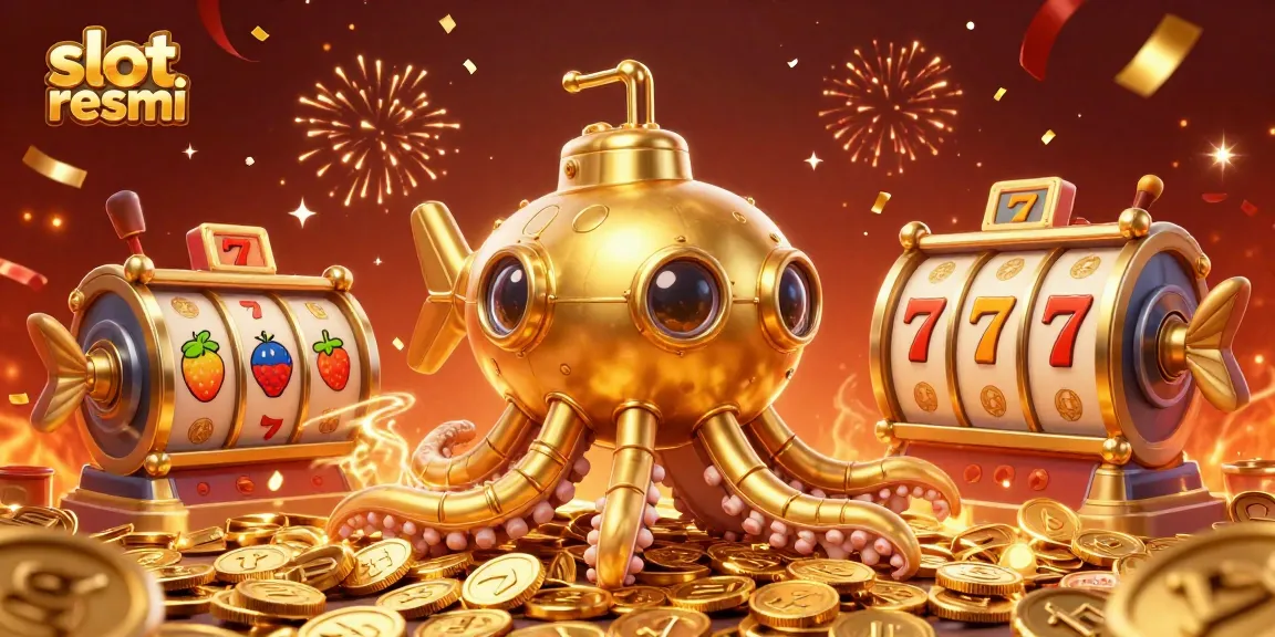 Experience thrilling casino adventure featuring slot resmi with a golden kraken submarine and character-filled jackpots.