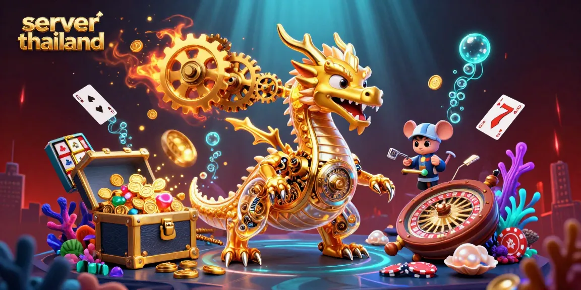 Engage with thrilling gameplay in server thailand; enjoy vibrant visuals of the casino scene.